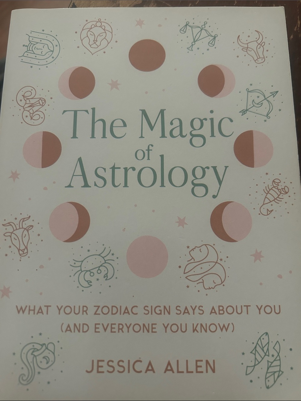 The Magic of Astrology by Jessica Allen - Soft Pink & Sage Cover